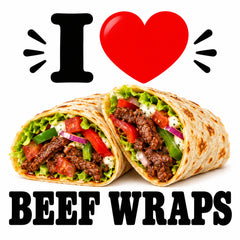 I Love Beef Wraps teddy bear - image 4