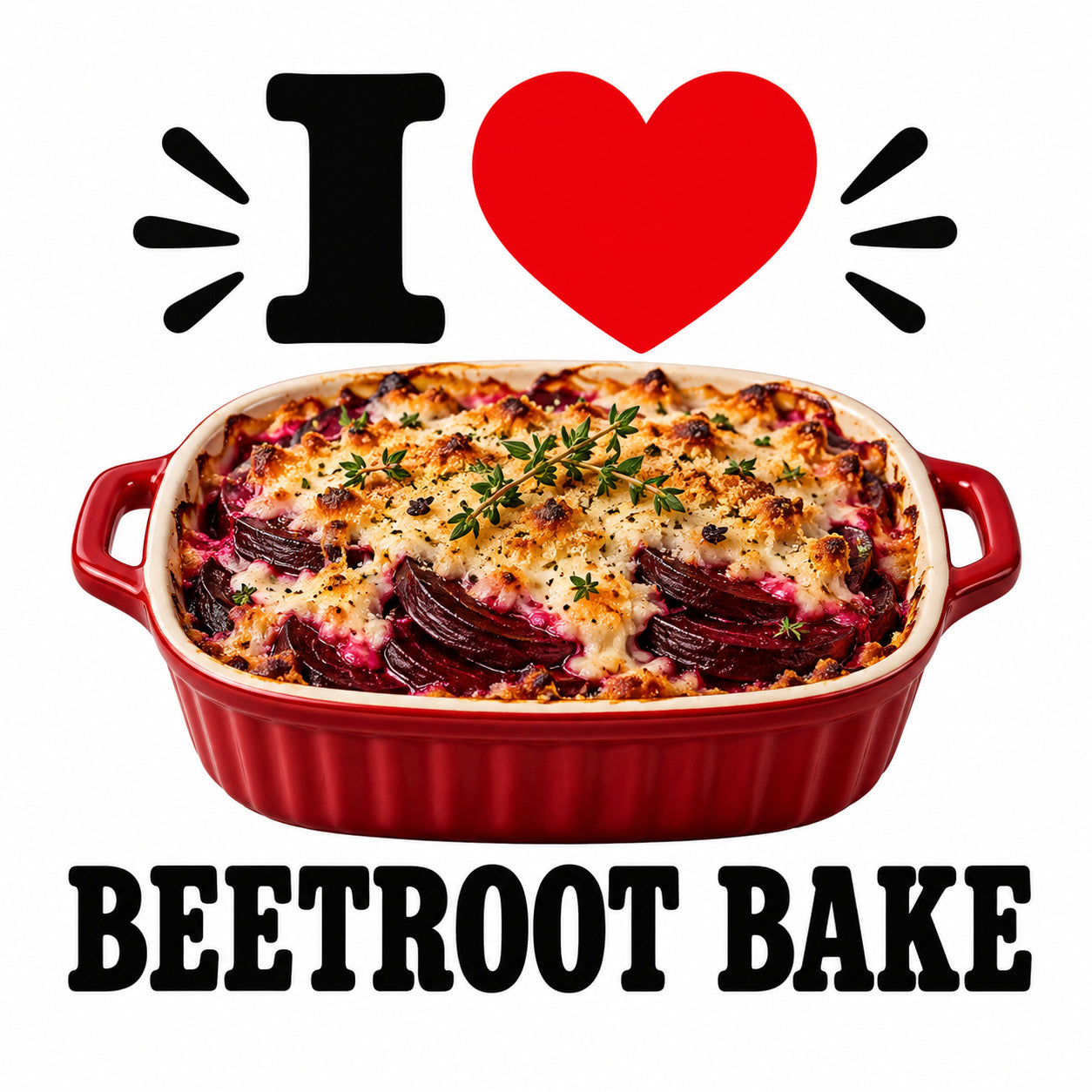 I Love Beetroot Bake teddy bear - image 4