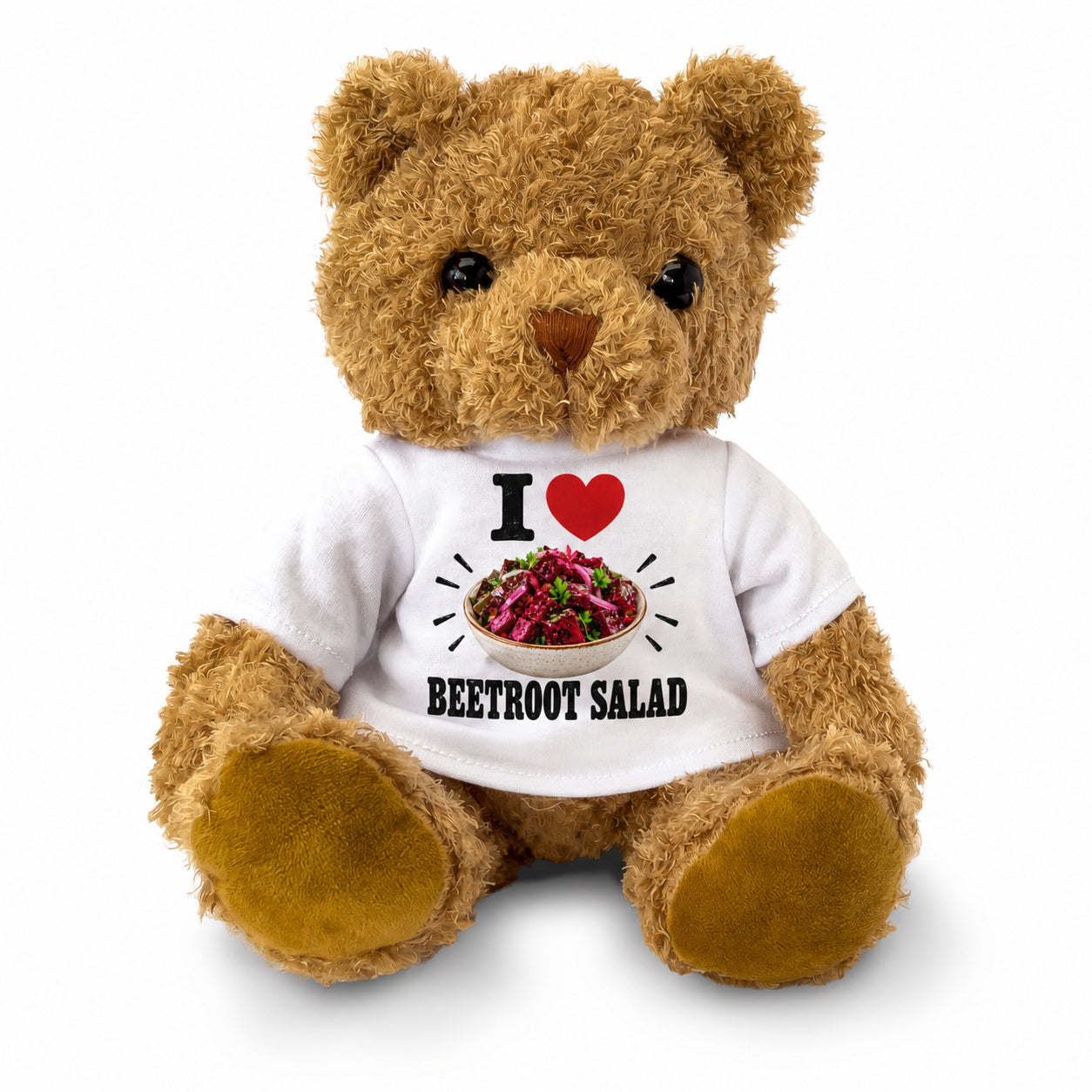 I Love Beetroot Salad teddy bear - image 2