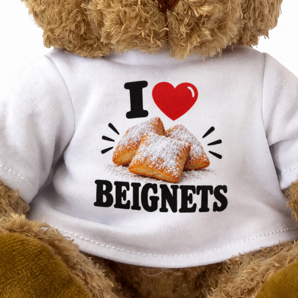 I Love Beignets teddy bear - image 3