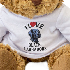 I Love Black Labradors - Teddy Bear