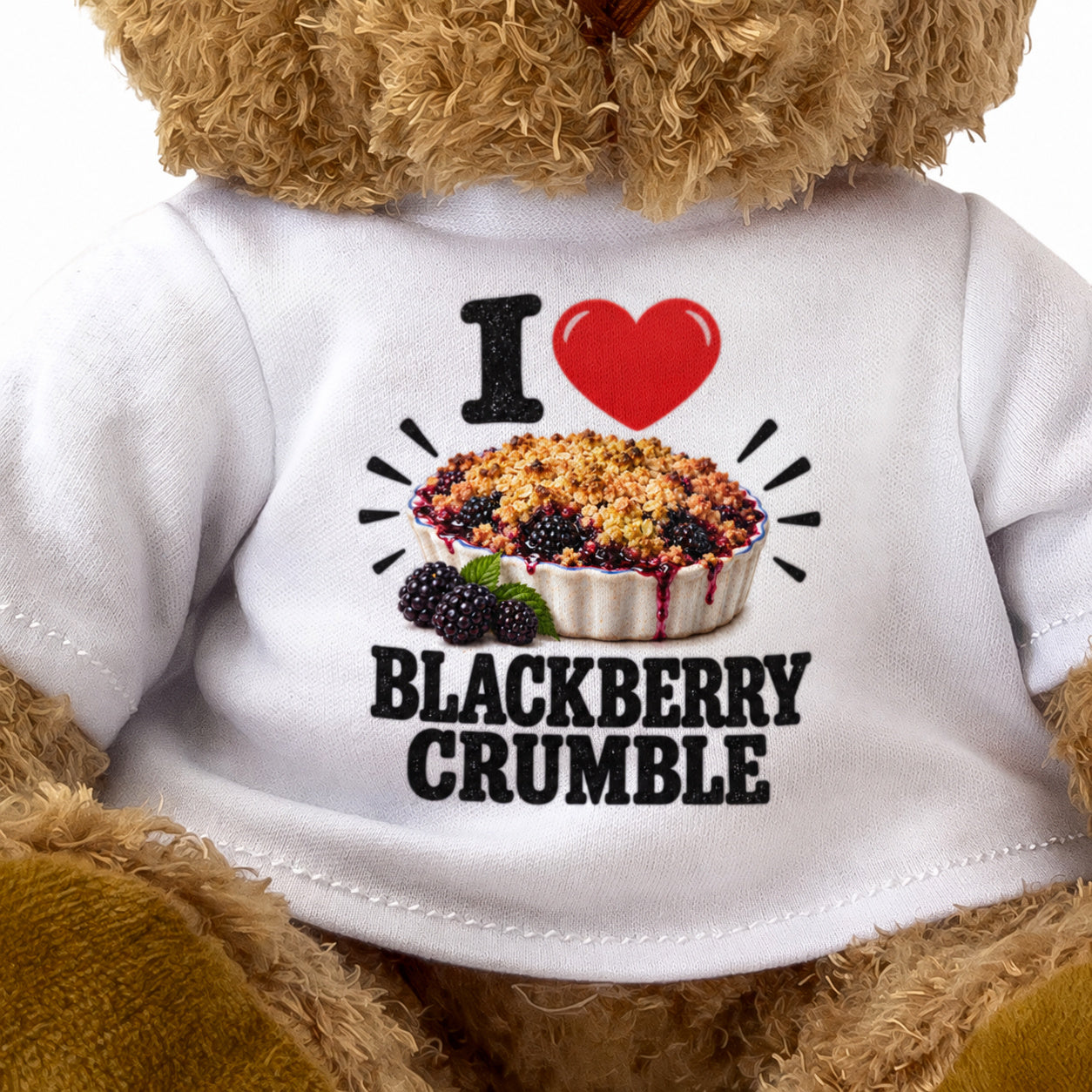 I Love Blackberry Crumble teddy bear - image 3