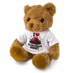 I Love Blackcurrant Sorbet teddy bear