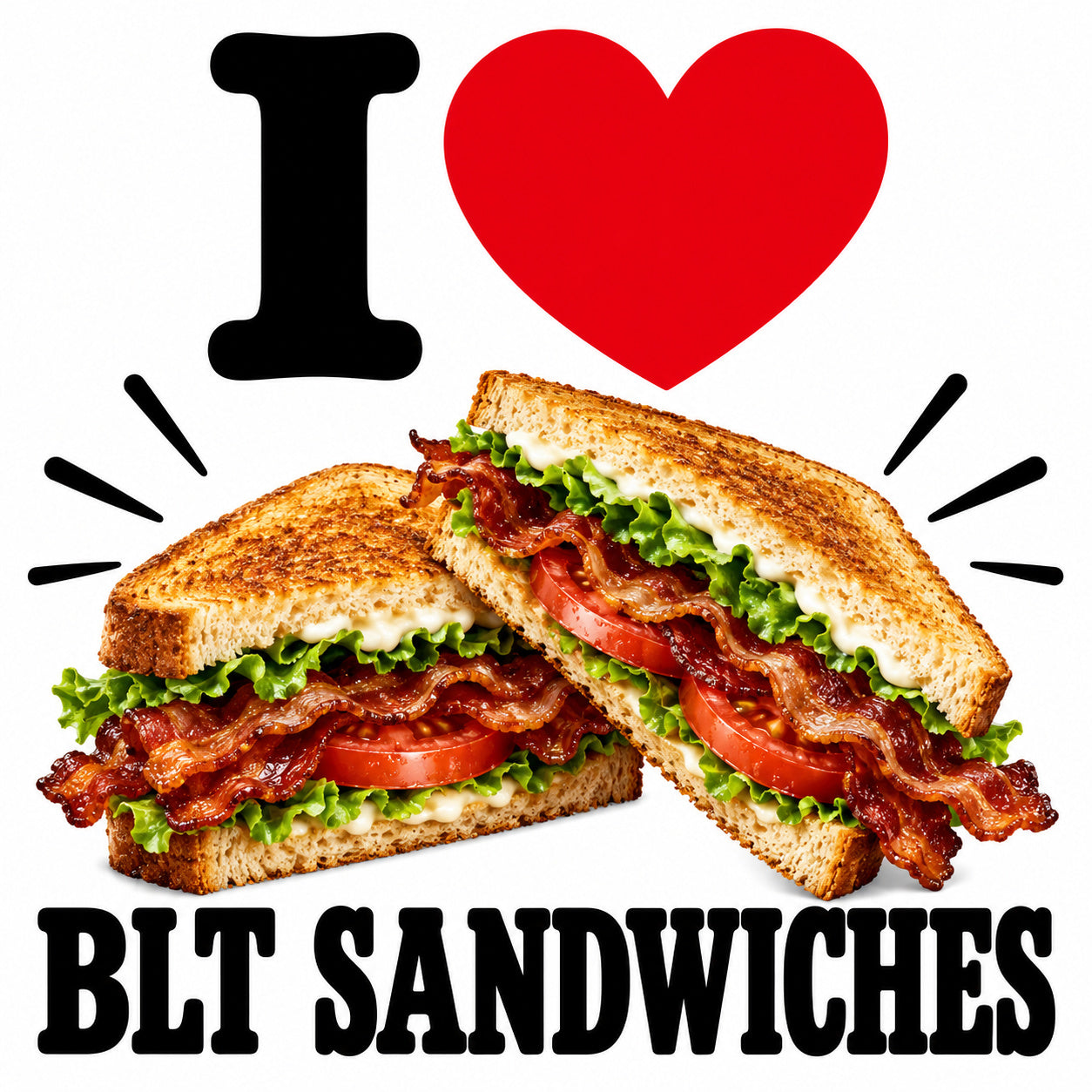 I Love Blt Sandwiches teddy bear - image 4