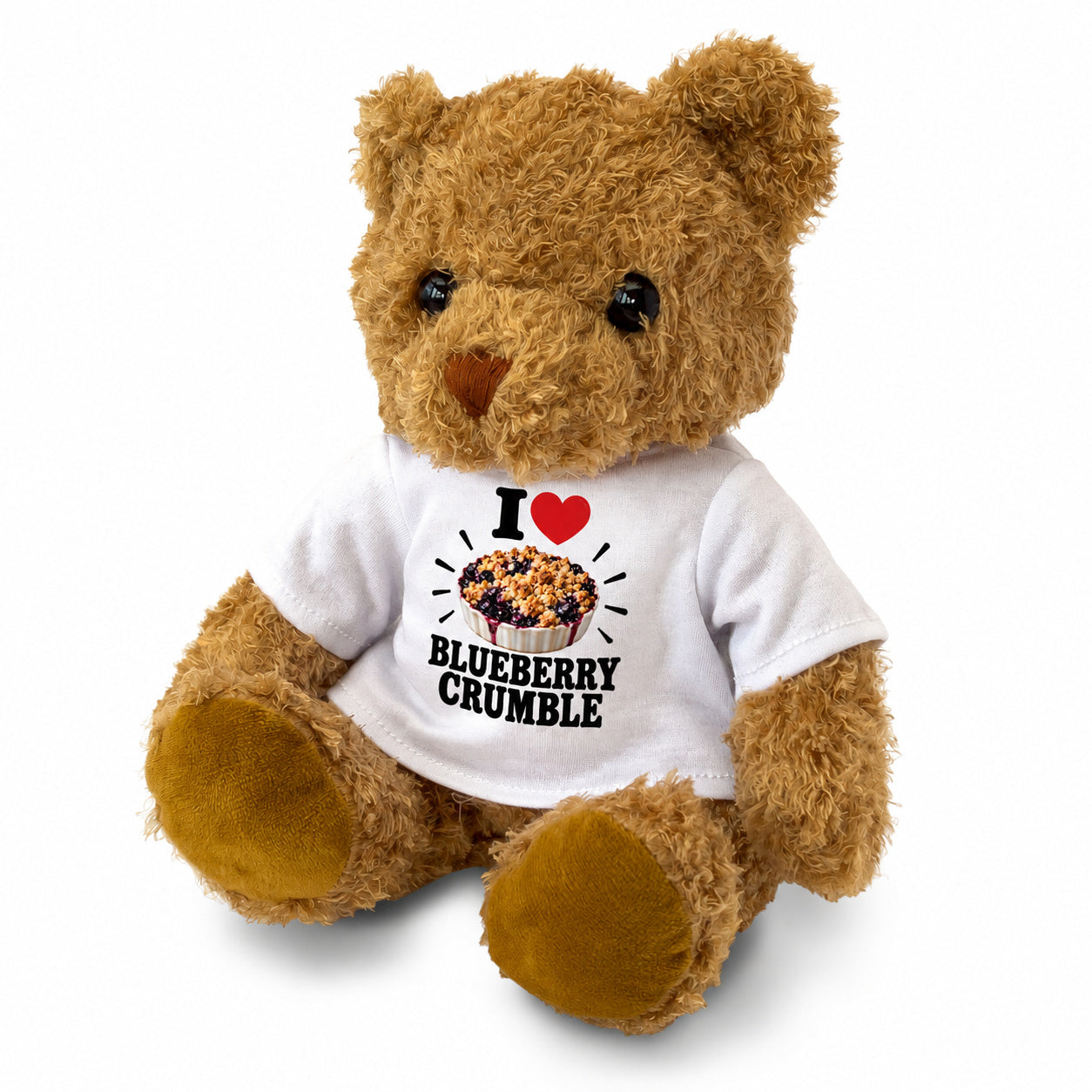 I Love Blueberry Crumble teddy bear