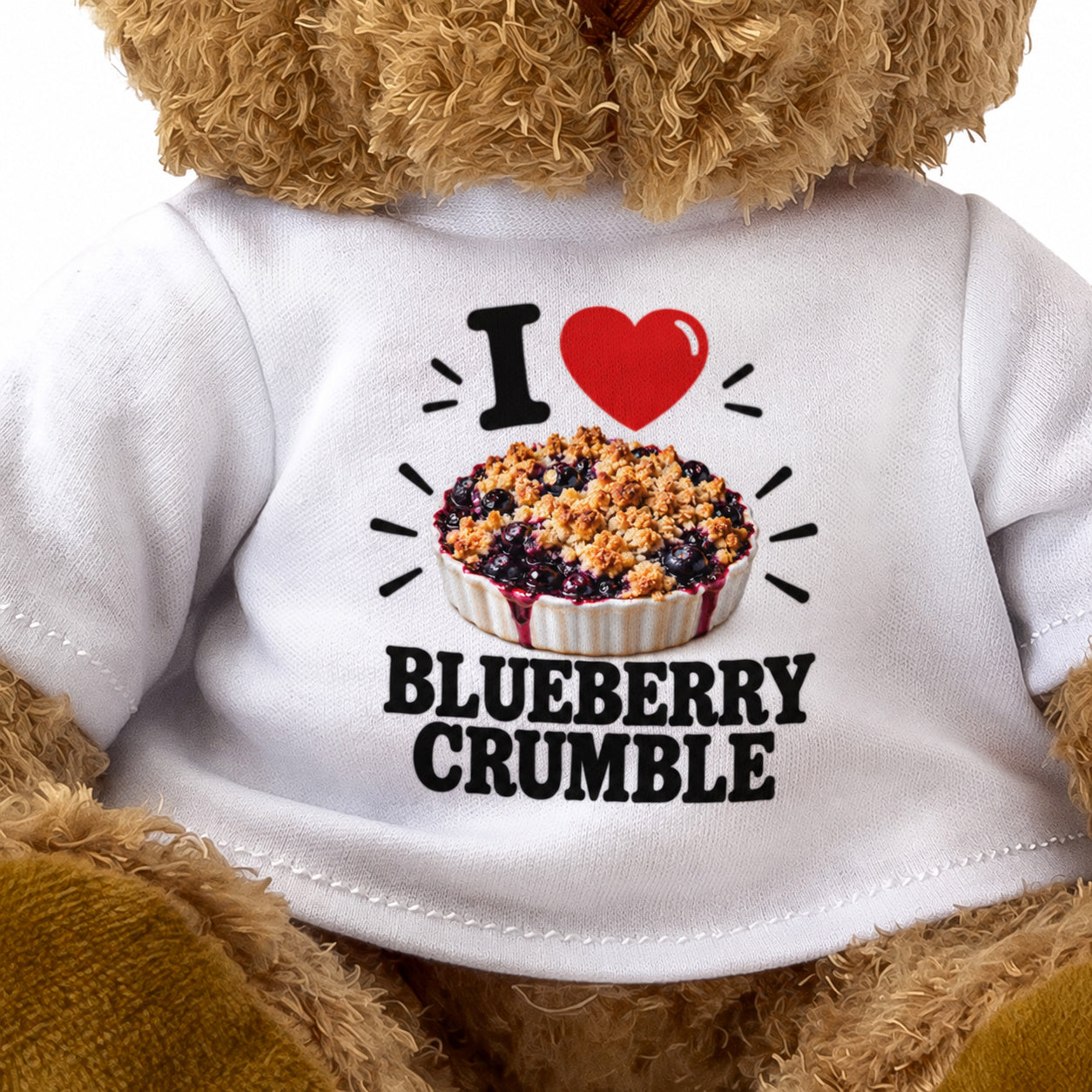 I Love Blueberry Crumble teddy bear - image 3