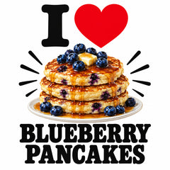 I Love Blueberry Pancakes teddy bear - image 4