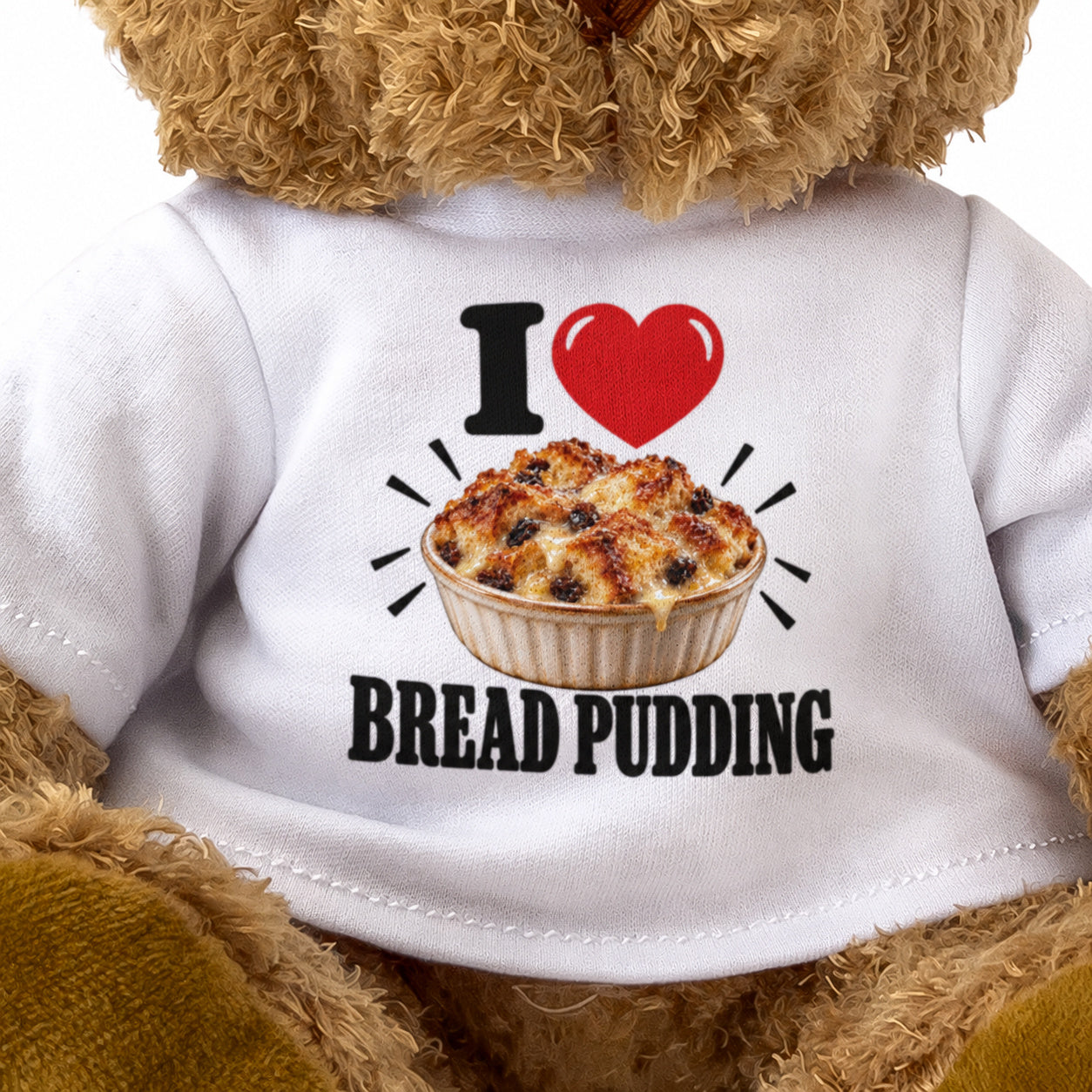 I Love Bread Pudding teddy bear - image 3