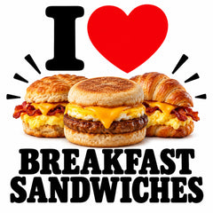 I Love Breakfast Sandwiches teddy bear - image 4