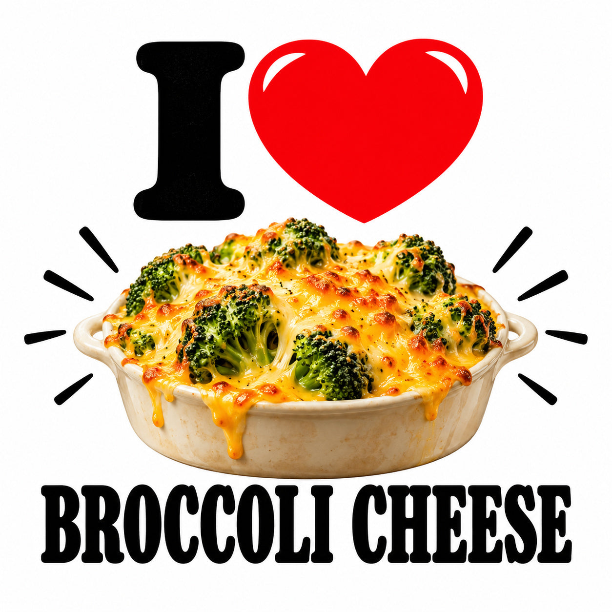 I Love Broccoli Cheese teddy bear - image 4