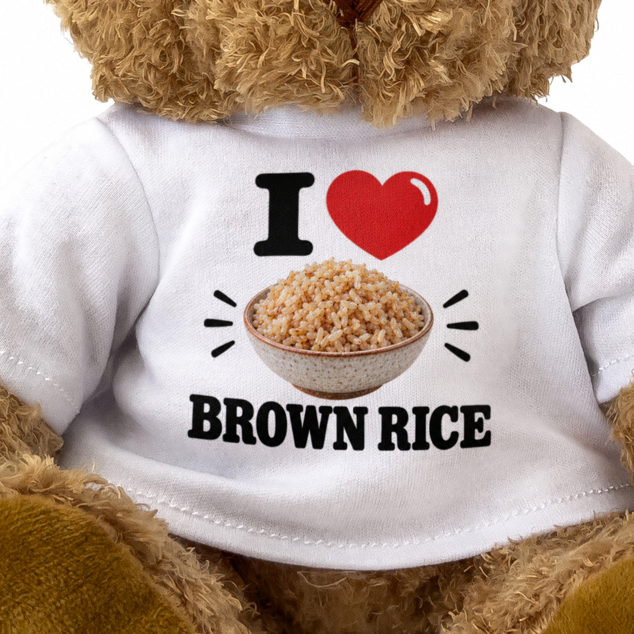 I Love Brown Rice teddy bear - image 3