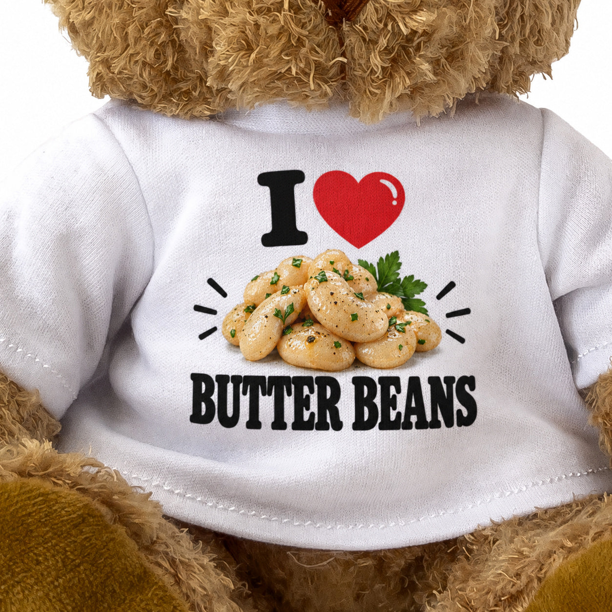 I Love Butter Beans teddy bear - image 3