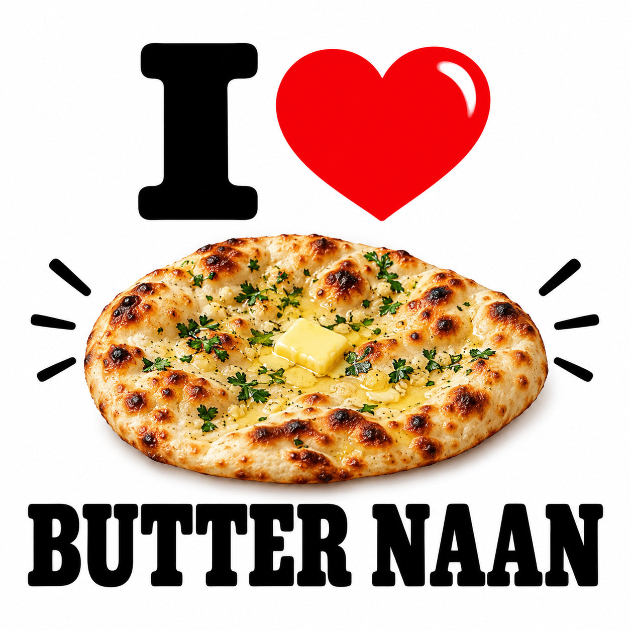 I Love Butter Naan teddy bear - image 4