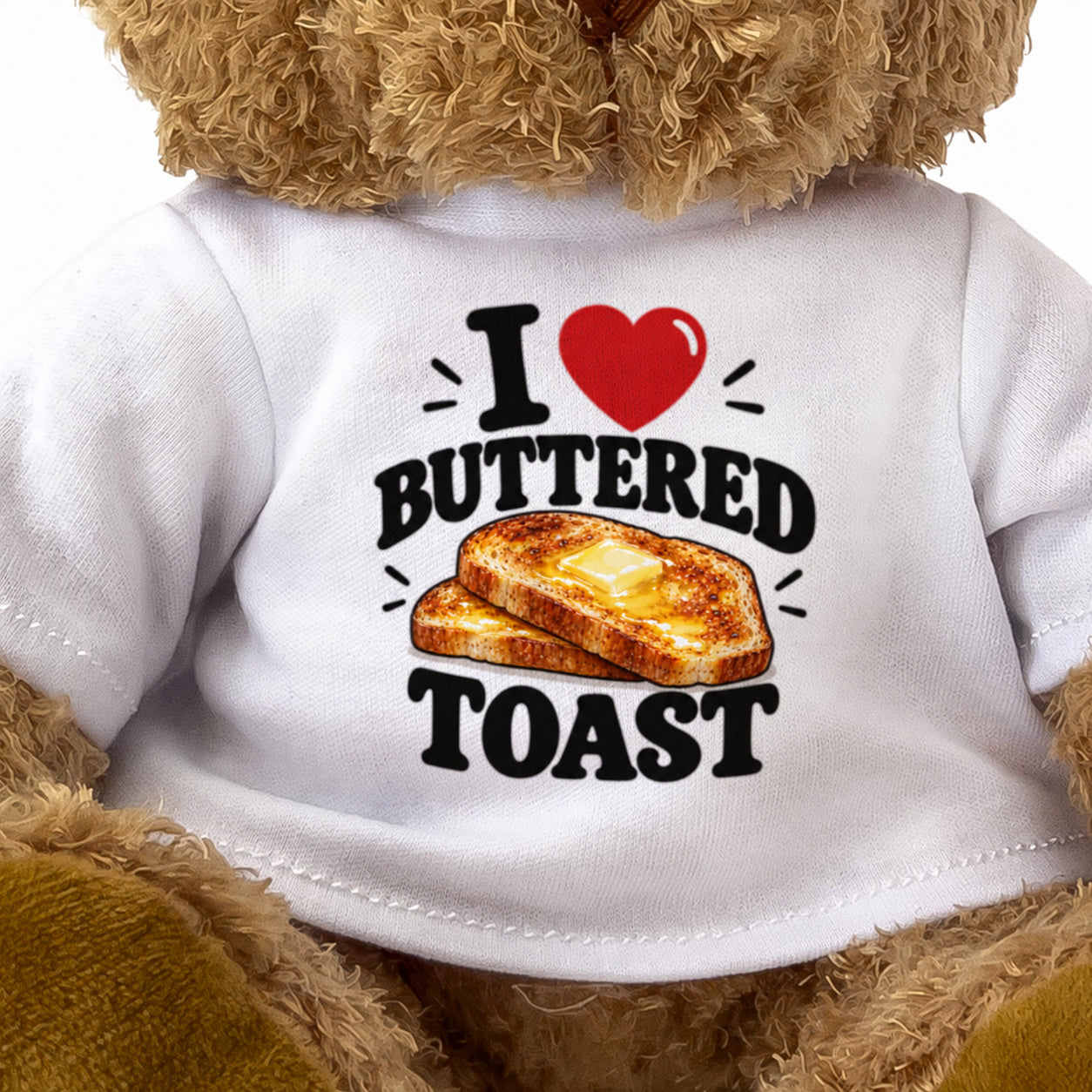 I Love Buttered Toast teddy bear - image 3