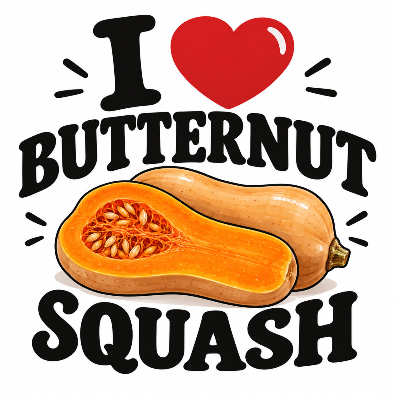 I Love Butternut Squash teddy bear - image 4