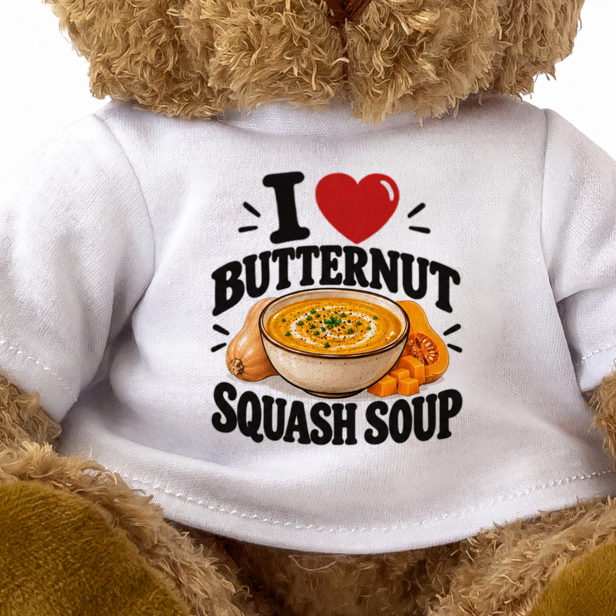 I Love Butternut Squash Soup teddy bear - image 3
