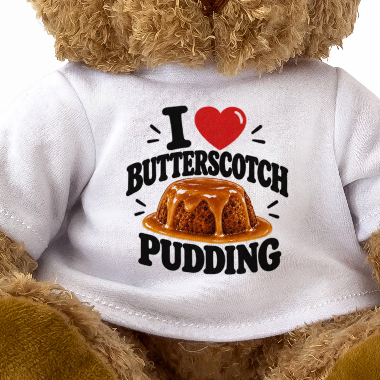 I Love Butterscotch Pudding teddy bear - image 3