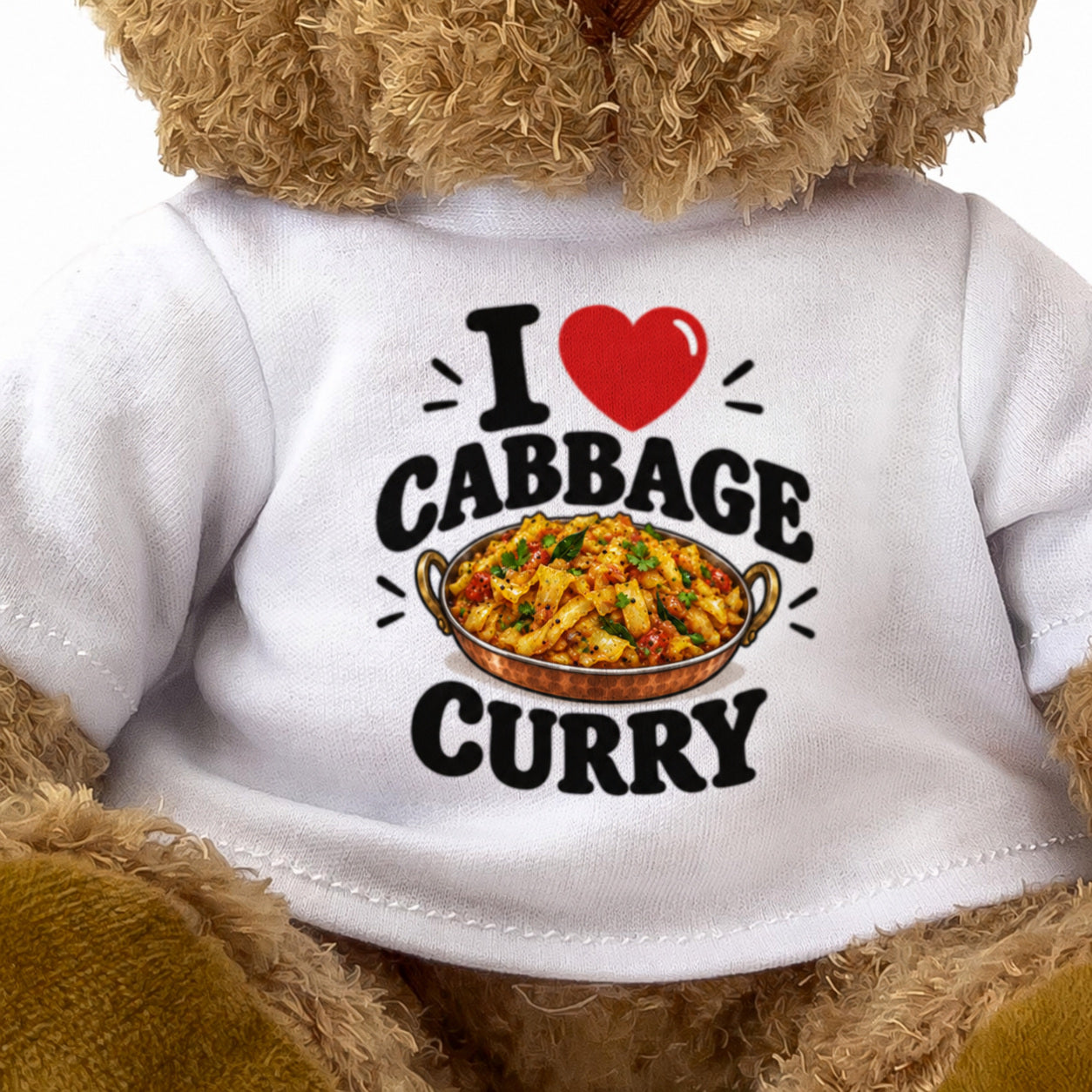 I Love Cabbage Curry teddy bear - image 3