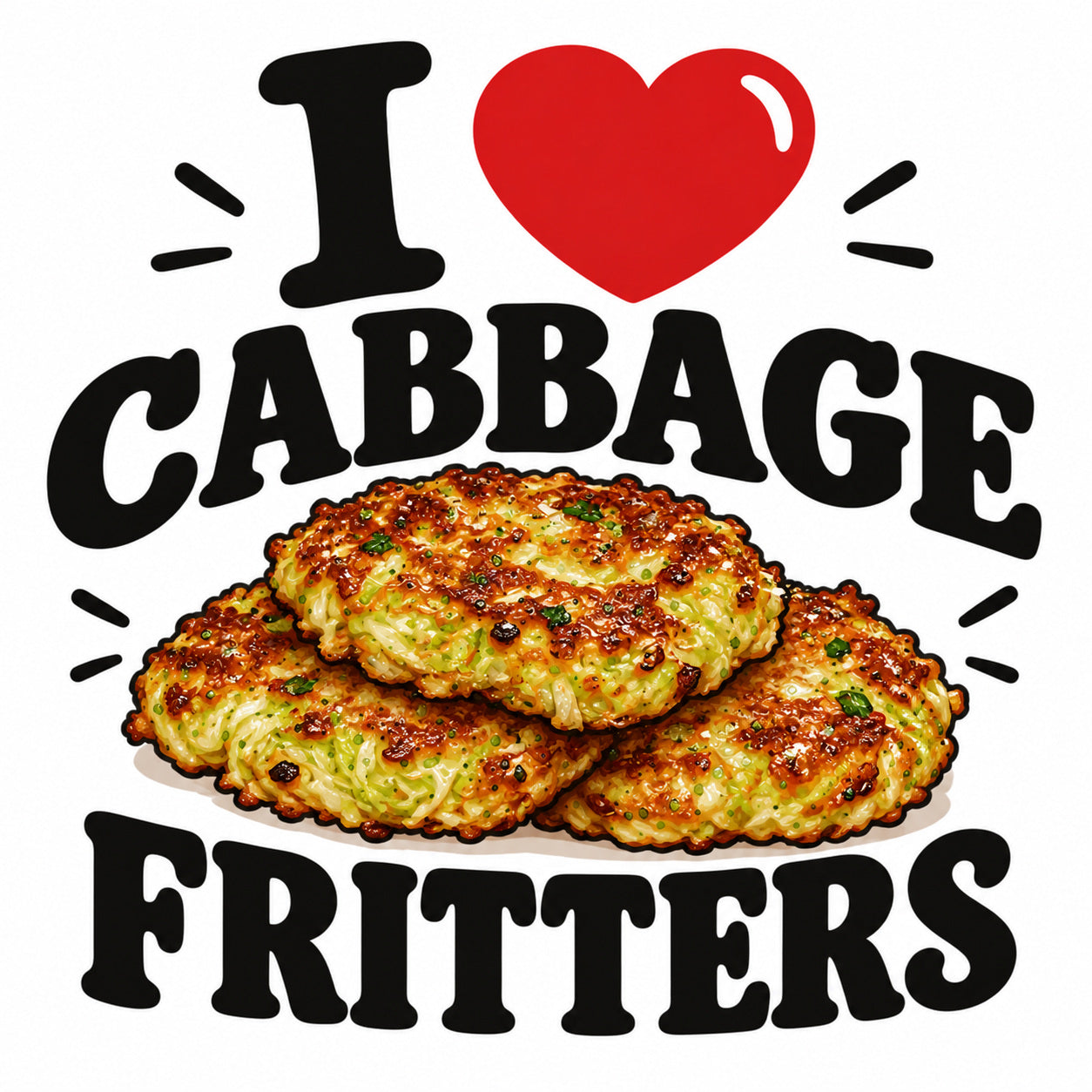 I Love Cabbage Fritters teddy bear - image 4
