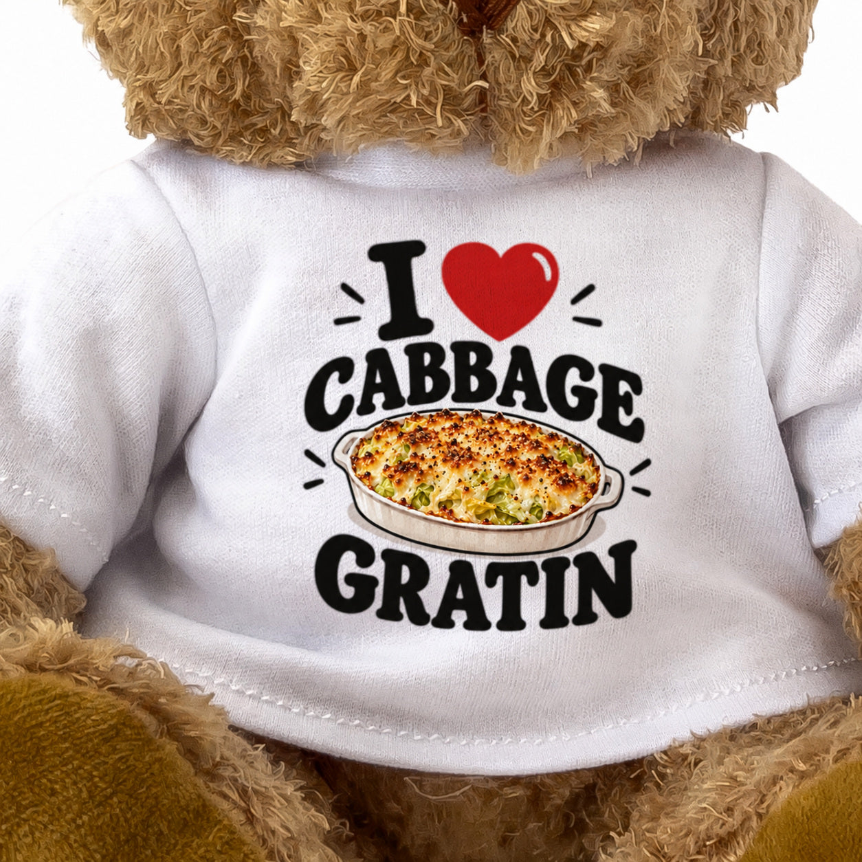 I Love Cabbage Gratin teddy bear - image 3