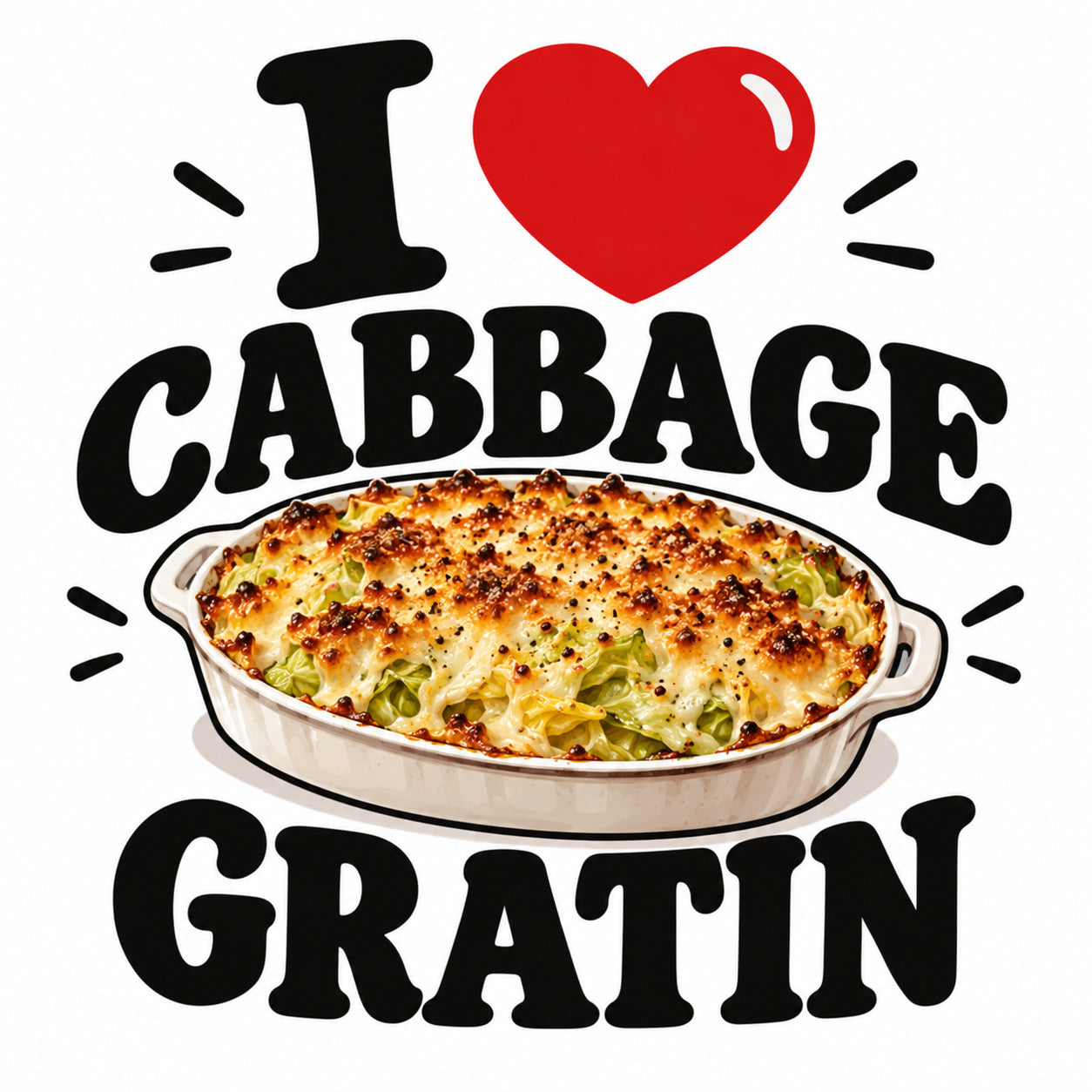 I Love Cabbage Gratin teddy bear - image 4