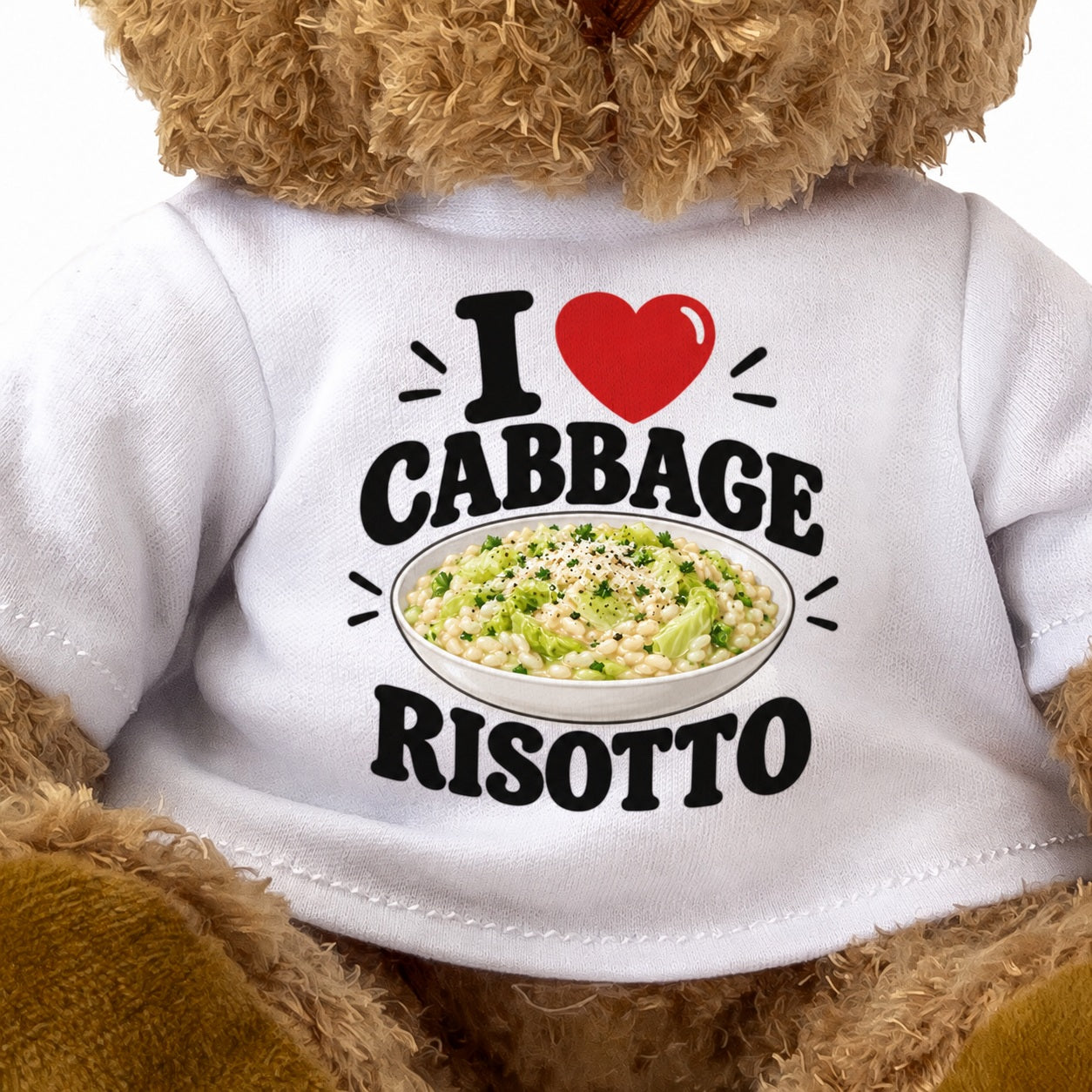 I Love Cabbage Risotto teddy bear - image 3