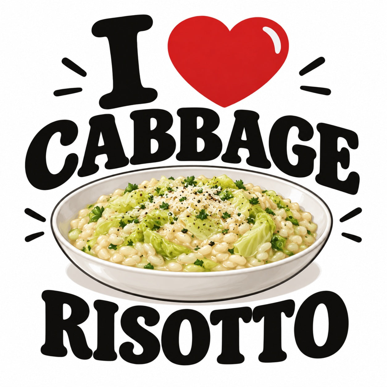 I Love Cabbage Risotto teddy bear - image 4