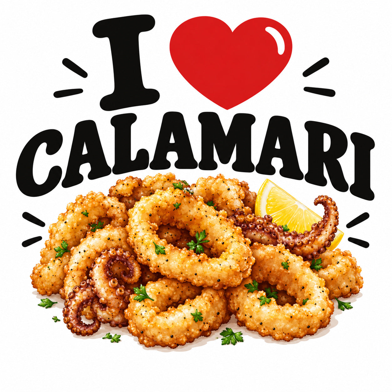 I Love Calamari teddy bear - image 4