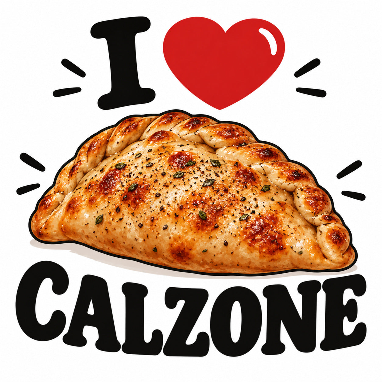 I Love Calzone teddy bear - image 4