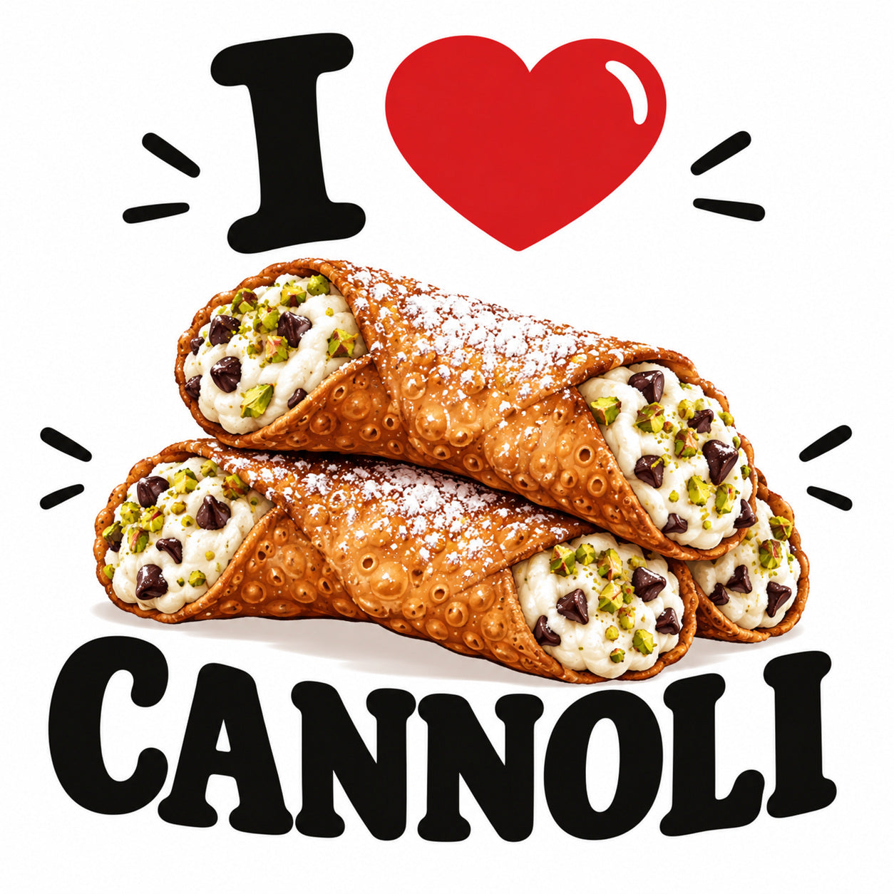 I Love Cannoli teddy bear - image 4