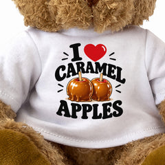 I Love Caramel Apples teddy bear - image 3