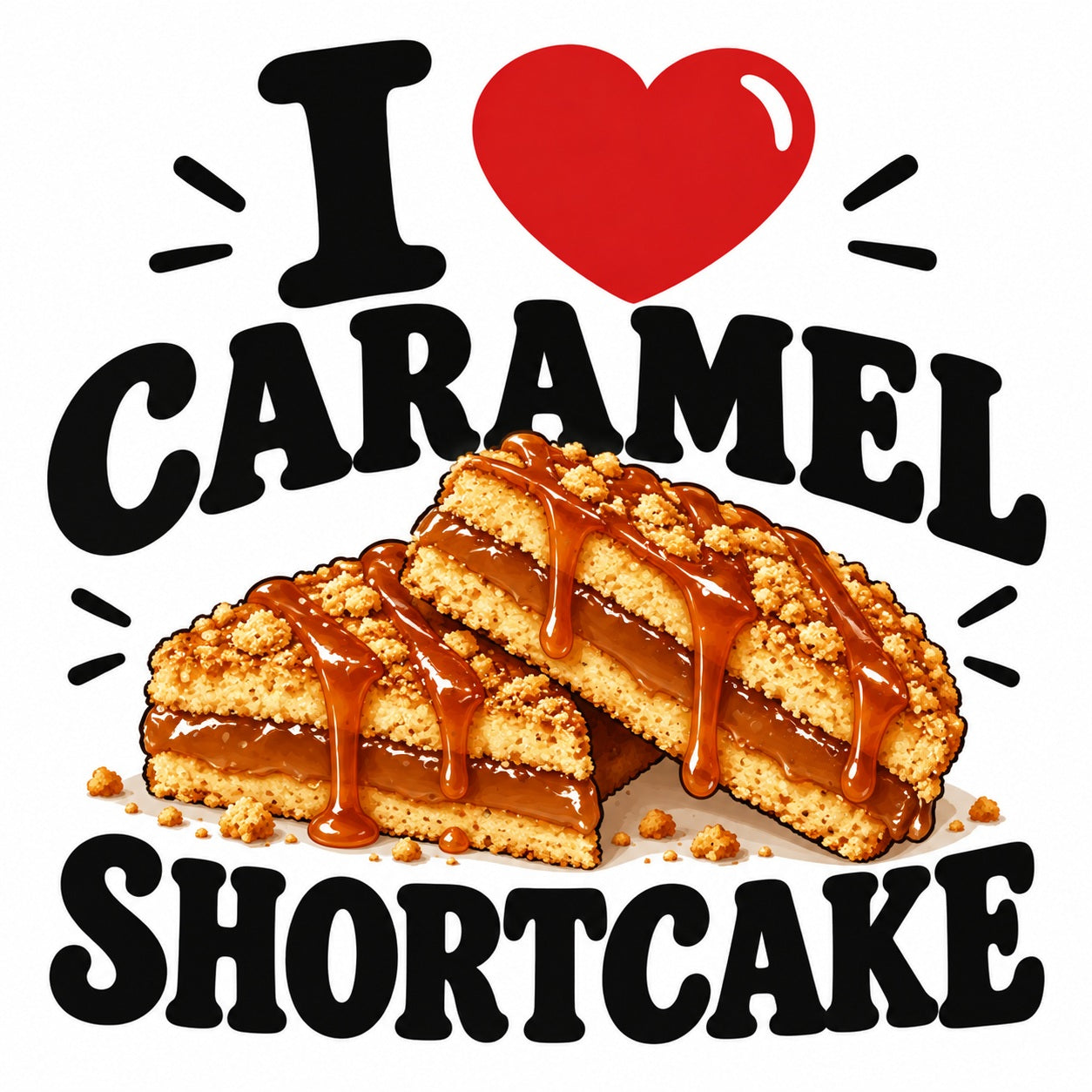 I Love Caramel Shortcake teddy bear - image 4