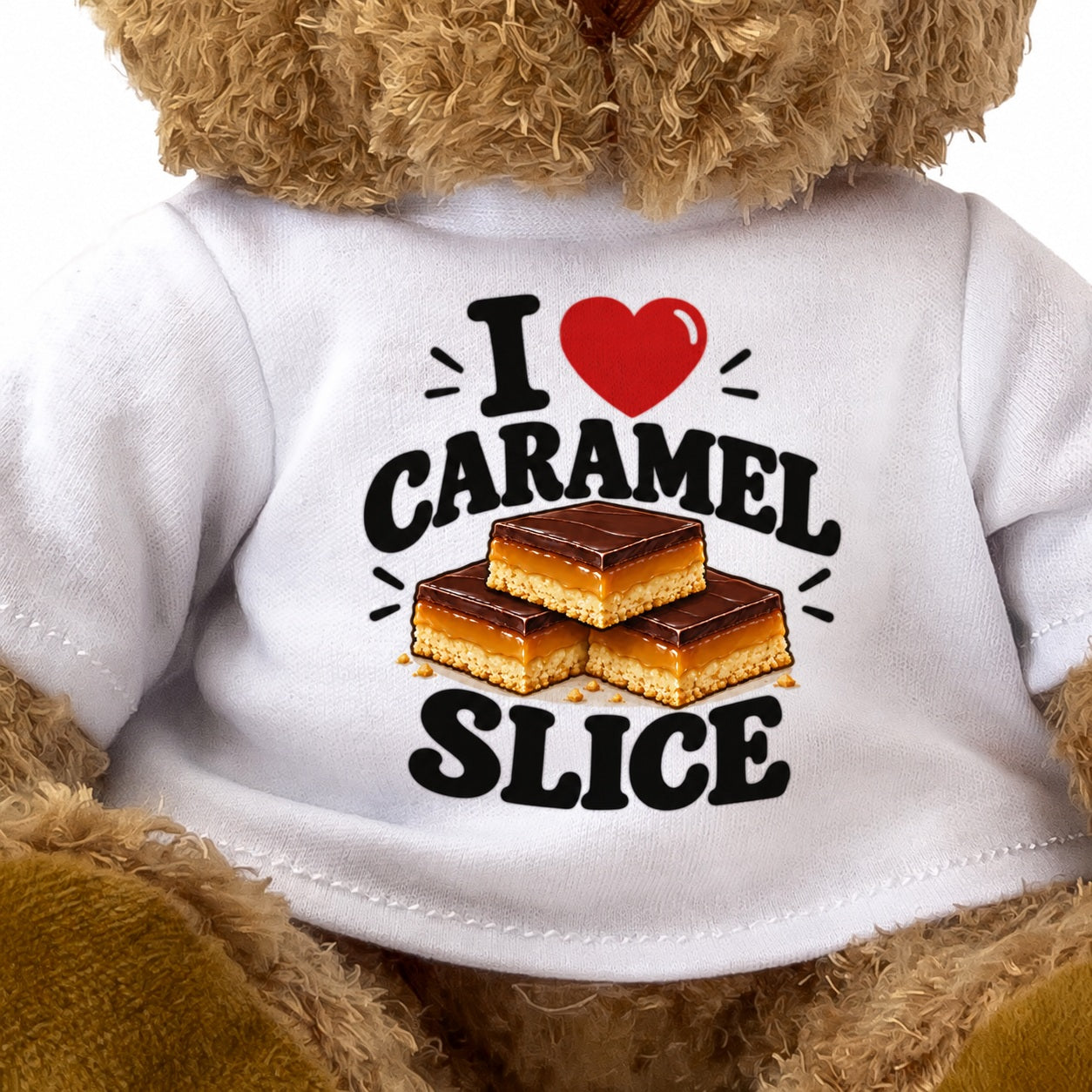 I Love Caramel Slice teddy bear - image 3