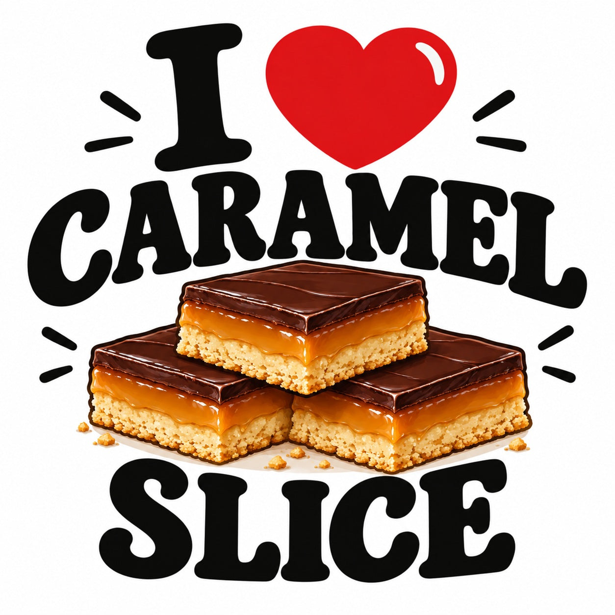 I Love Caramel Slice teddy bear - image 4