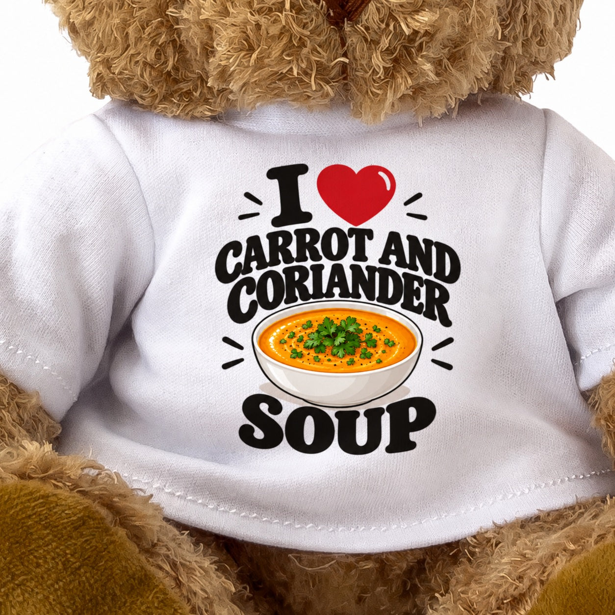 I Love Carrot And Coriander Soup teddy bear - image 3