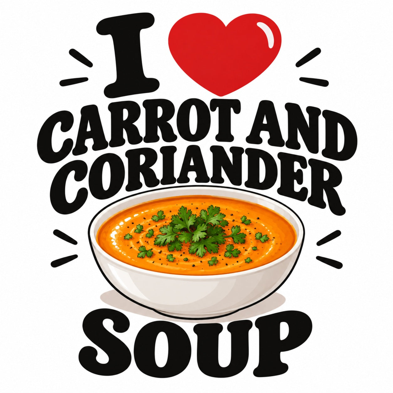 I Love Carrot And Coriander Soup teddy bear - image 4