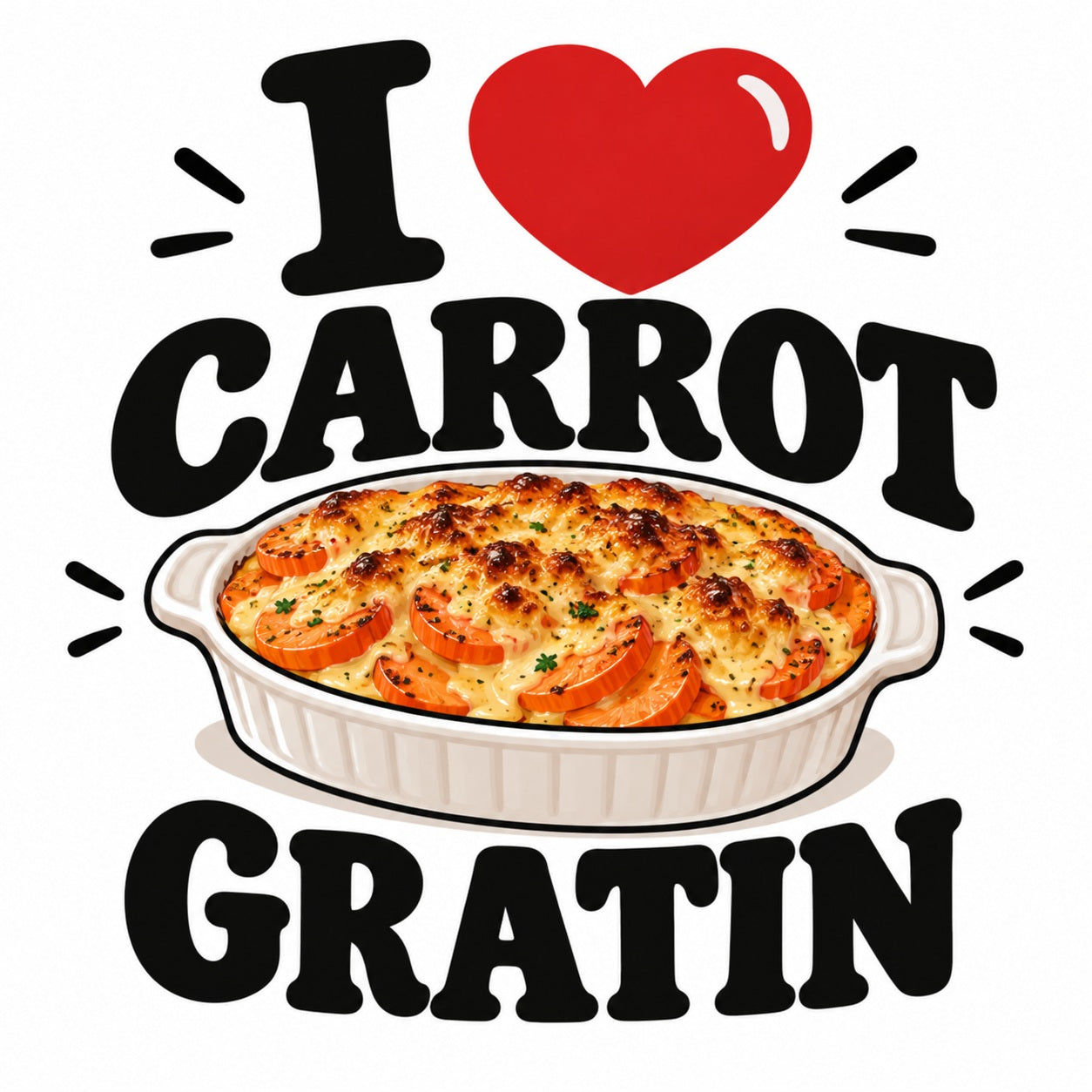 I Love Carrot Gratin teddy bear - image 4
