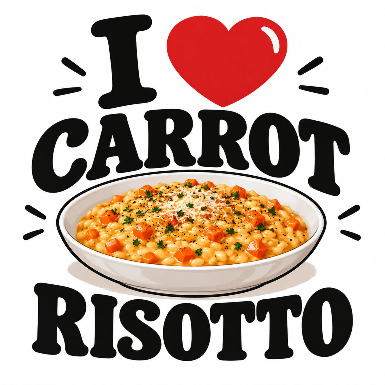 I Love Carrot Risotto teddy bear - image 4