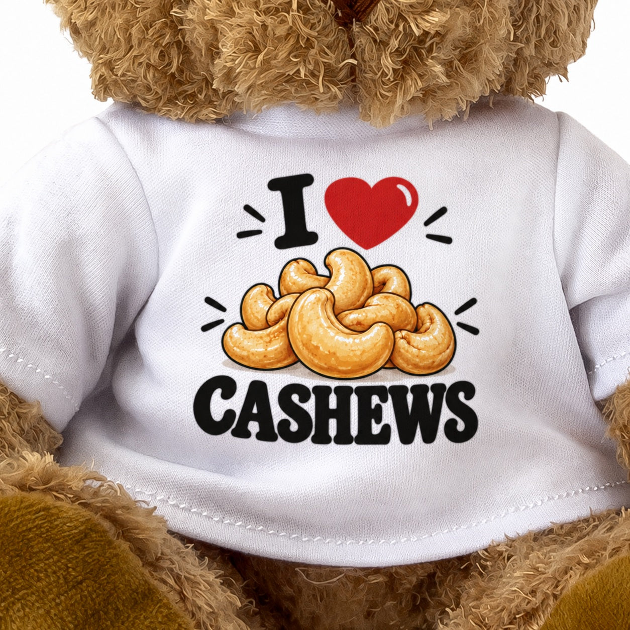 I Love Cashews teddy bear - image 3