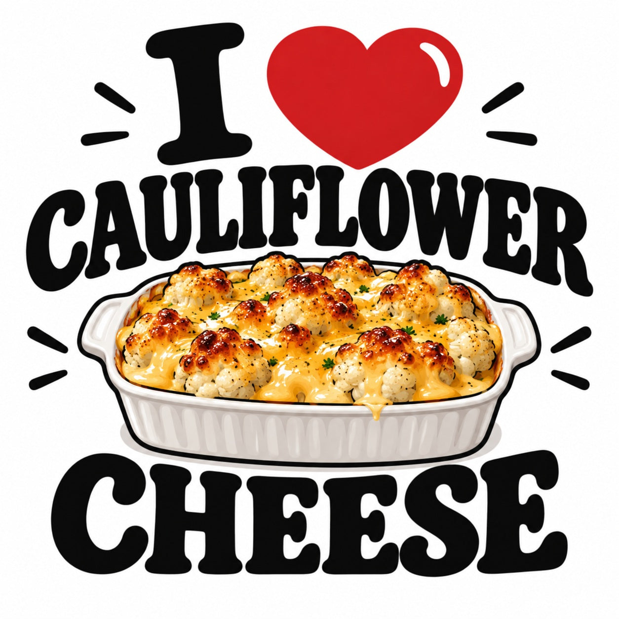 I Love Cauliflower Cheese teddy bear - image 4