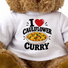 I Love Cauliflower Curry teddy bear - image 3