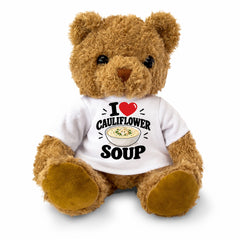 I Love Cauliflower Soup teddy bear - image 2