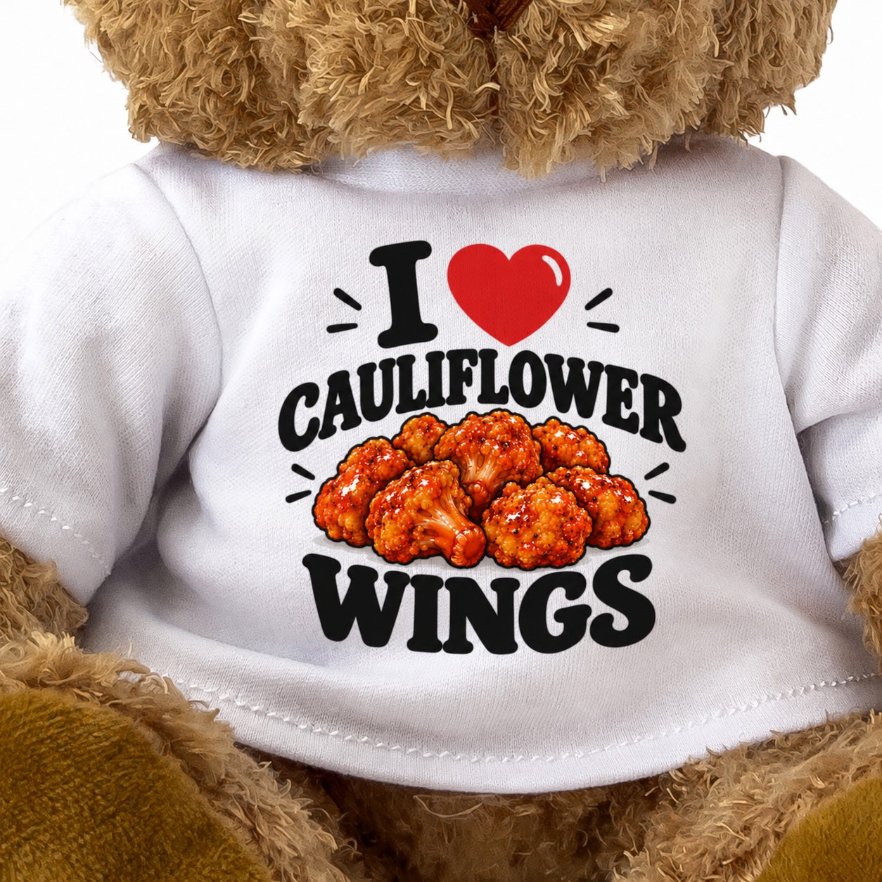 I Love Cauliflower Wings teddy bear - image 3