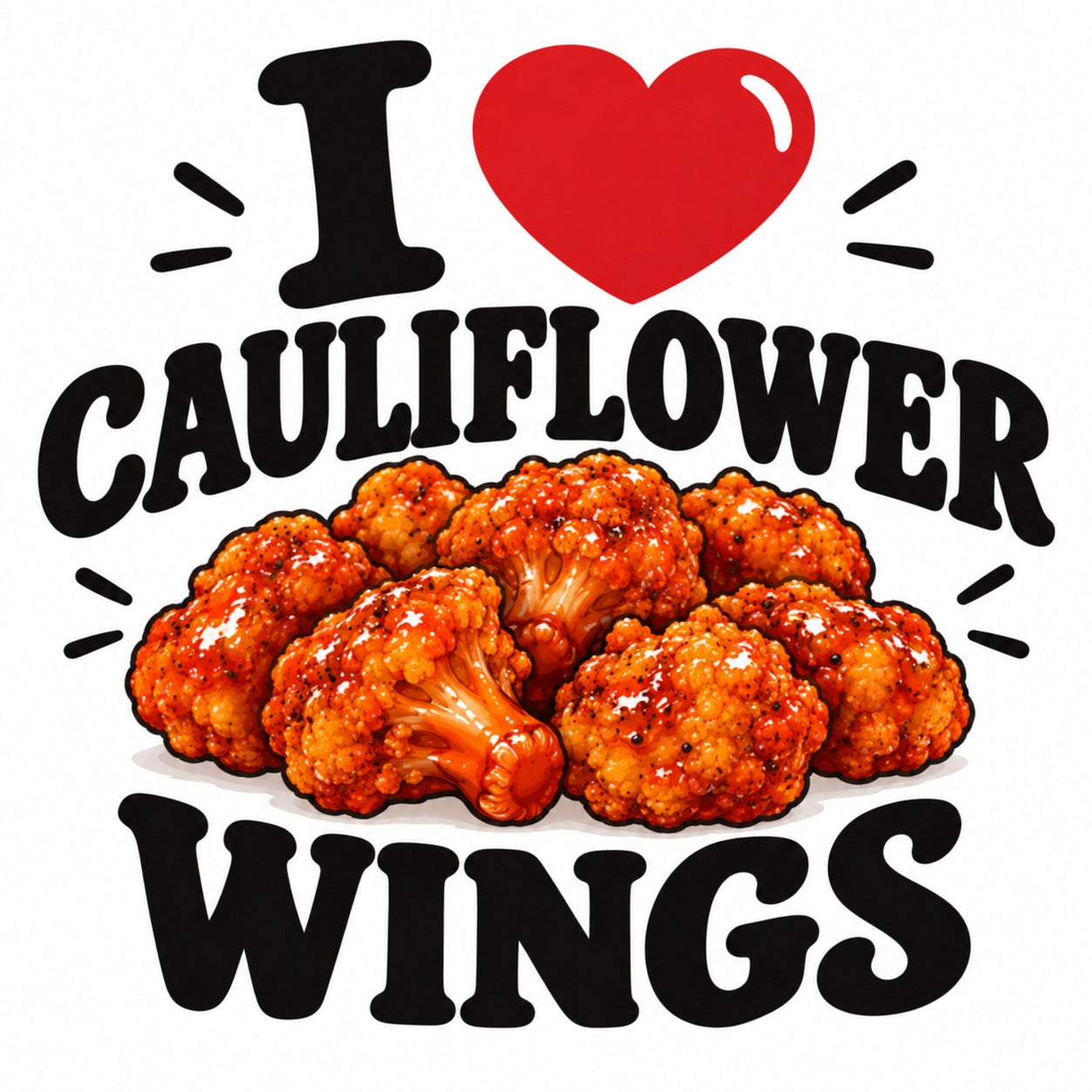 I Love Cauliflower Wings teddy bear - image 4