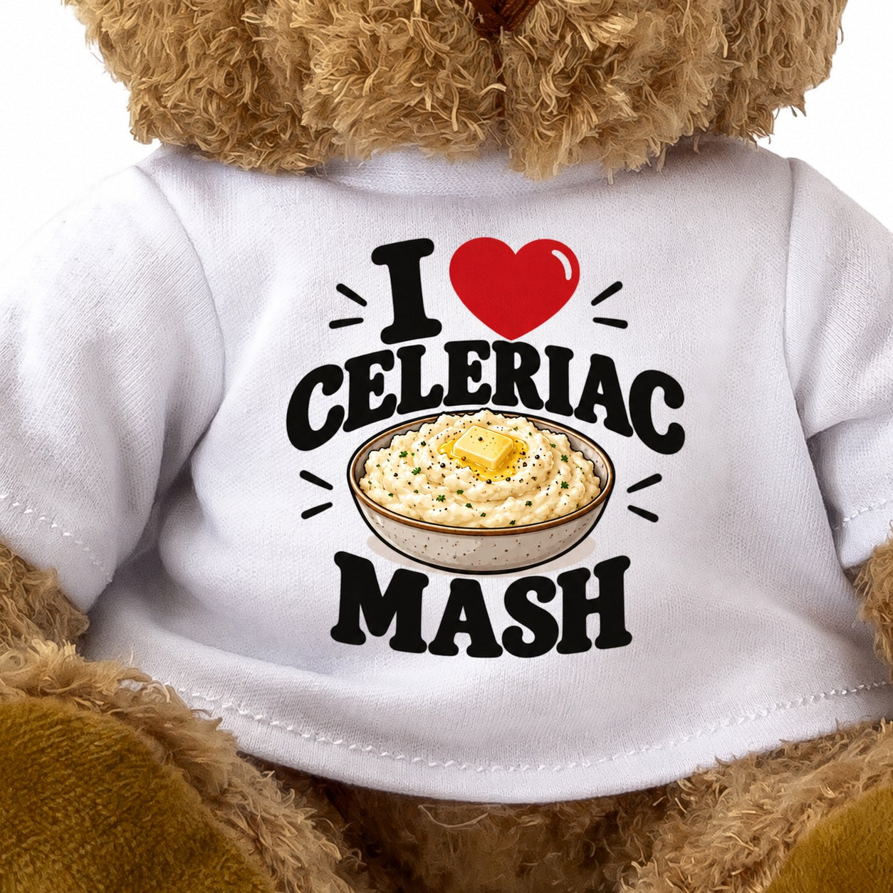 I Love Celeriac Mash teddy bear - image 3