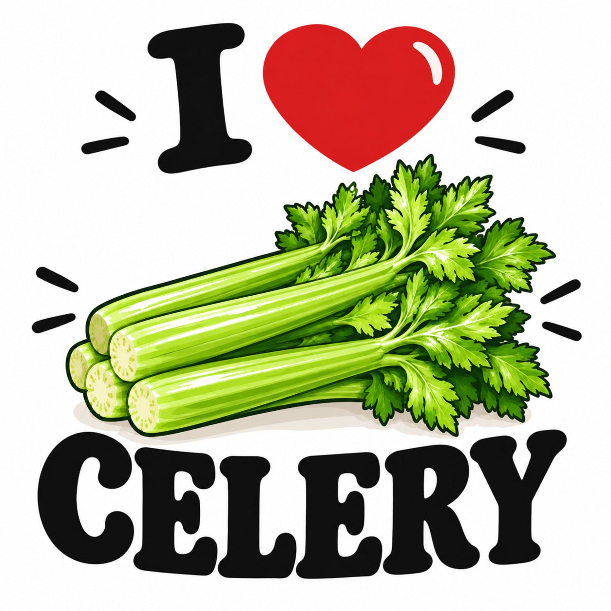 I Love Celery teddy bear - image 4
