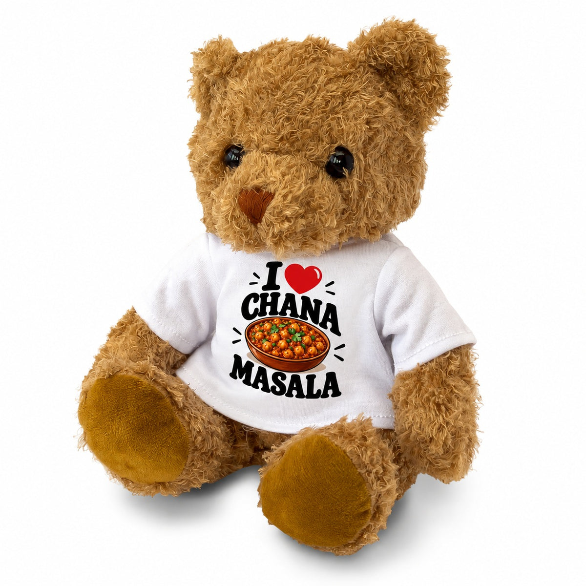 I Love Chana Masala teddy bear