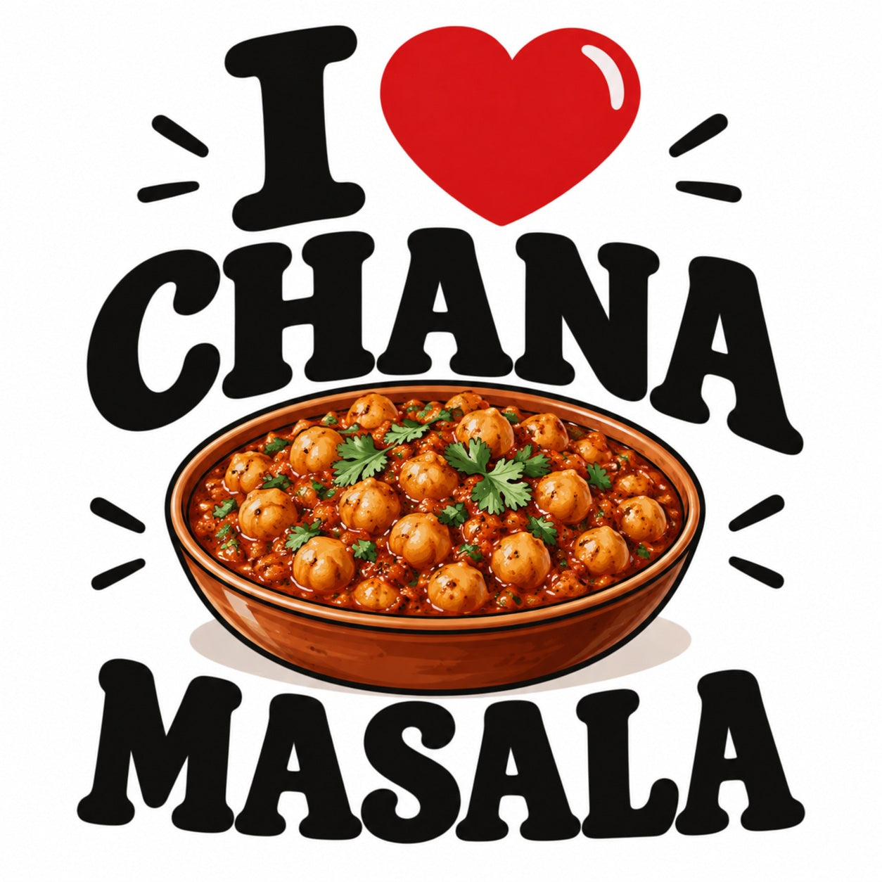 I Love Chana Masala teddy bear - image 4