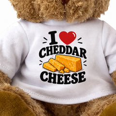 I Love Cheddar Cheese teddy bear - image 3
