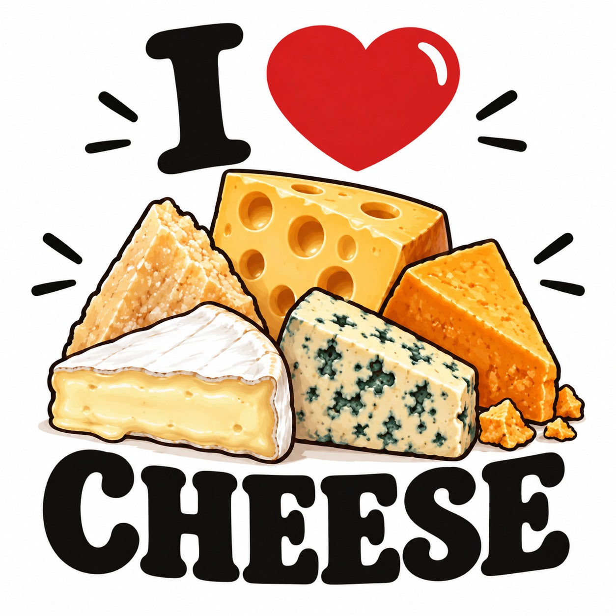 I Love Cheese teddy bear - image 4